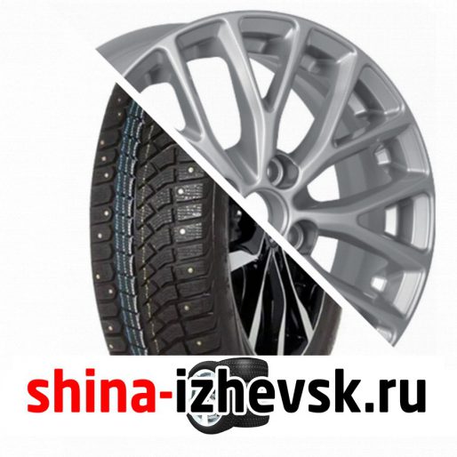 Колесо в сборе Viatti Brina Nordico (V-522) 185/65 R15 T 88 + КиК Серия Реплика КС782 (15_Rio II) 6xR15 4×100 ET46 DIA54.1 Серебристый в Ижевске
